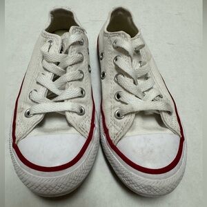 All Star White Converse. Toddler Girls. Size 11.